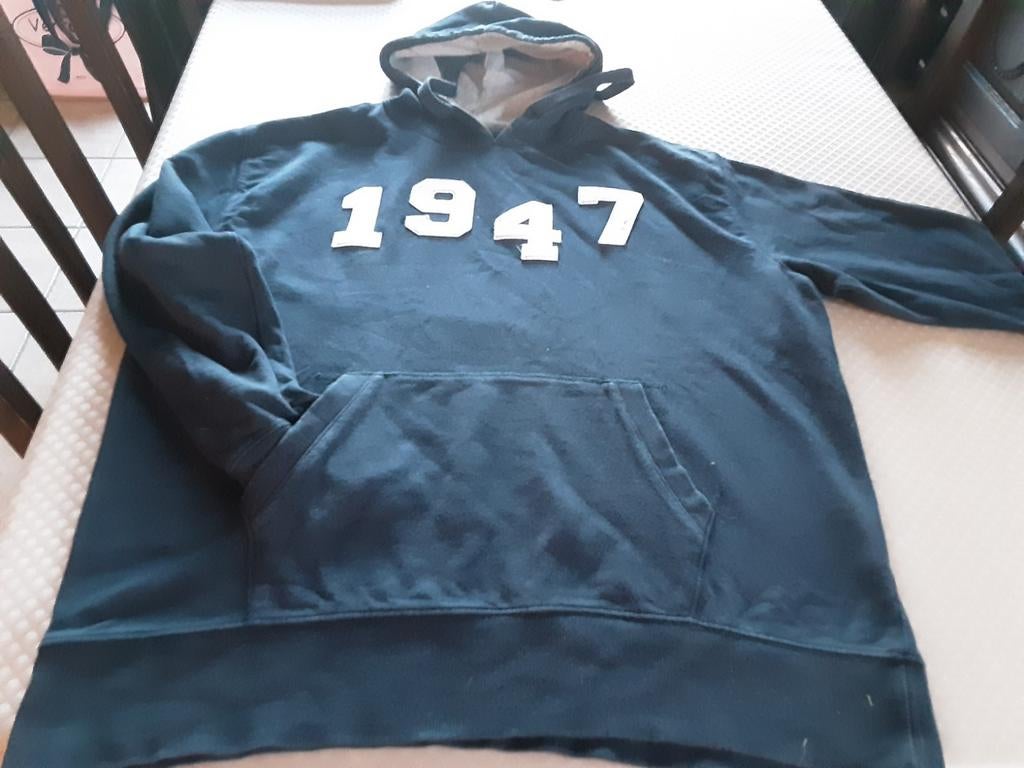 Hoodie lange mouw, Blauw, New roads, Maat 56/58 (XL), Ophalen of Verzenden