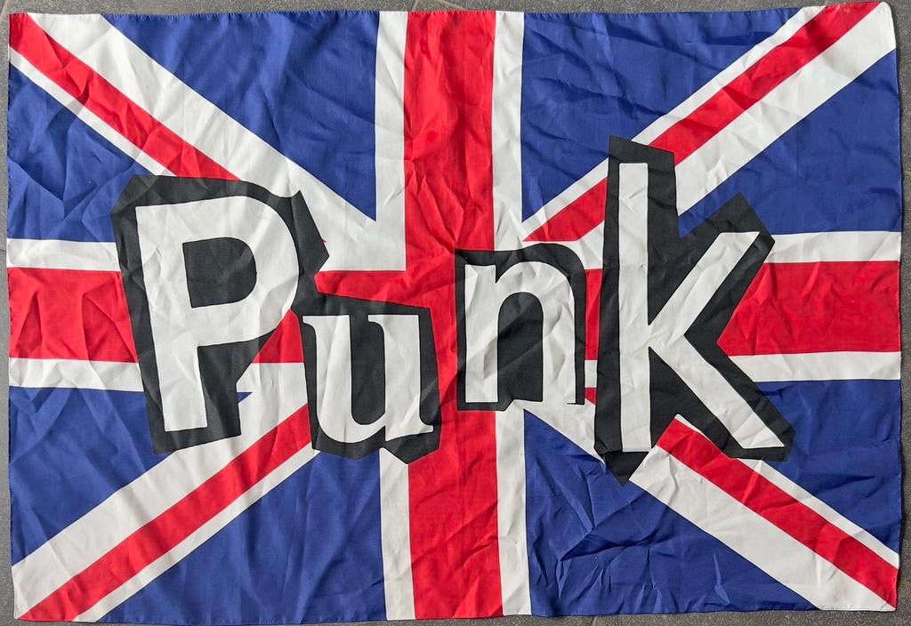 Vlag met Punk, Ophalen of Verzenden, Zo goed als nieuw