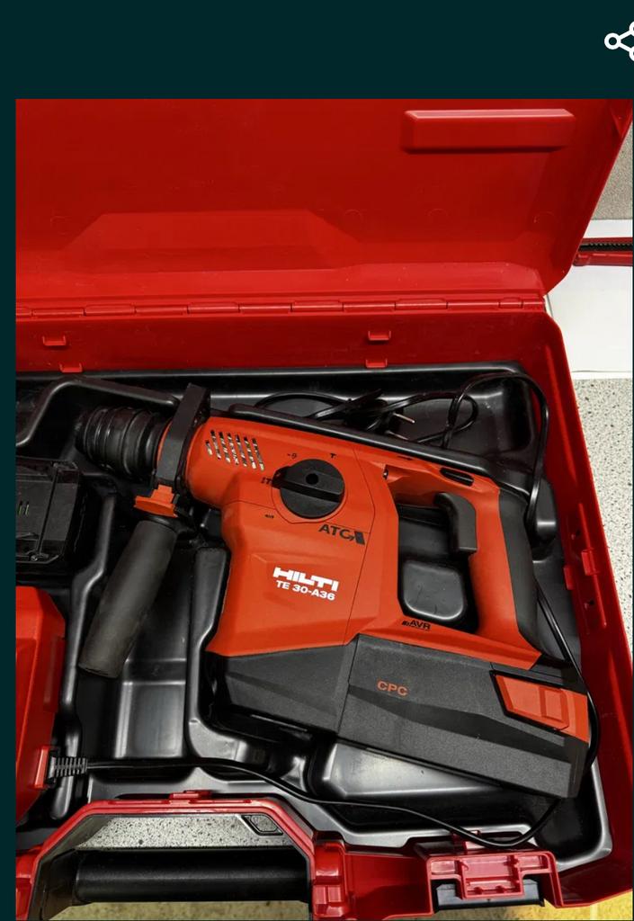 Perforateur-burineur HILTI TE30-A36, Enlèvement ou Envoi, Comme neuf