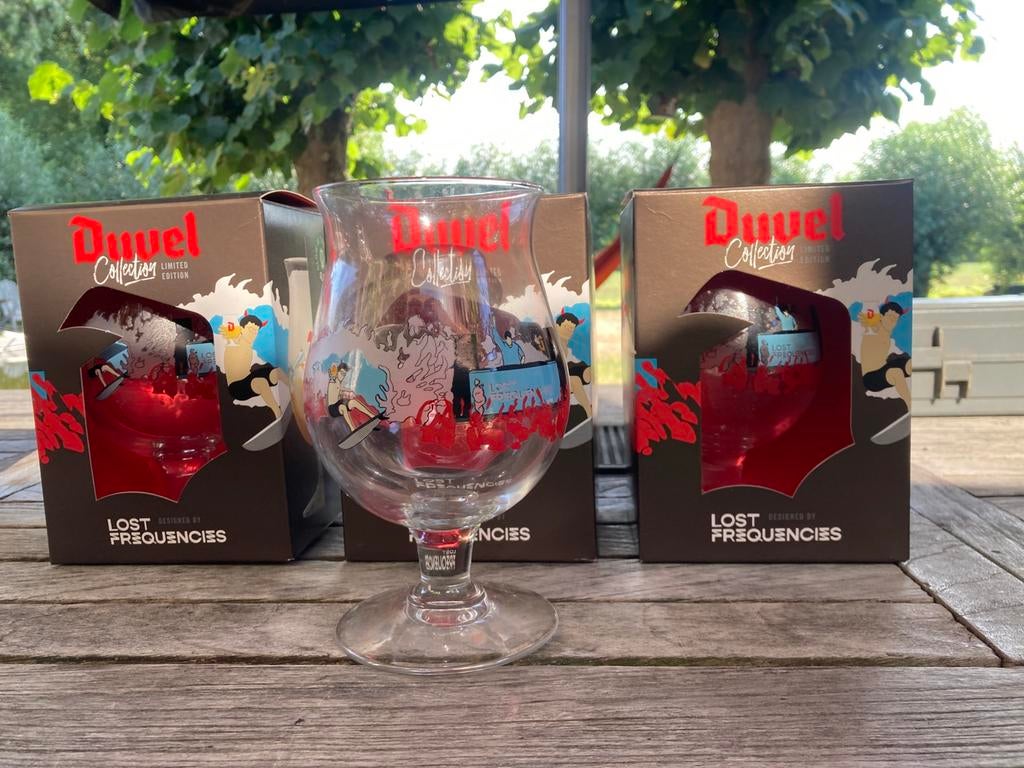Duvel glazen en andere bierglazen. Prijs in beschrijving., Verzamelen, Ophalen, Zo goed als nieuw