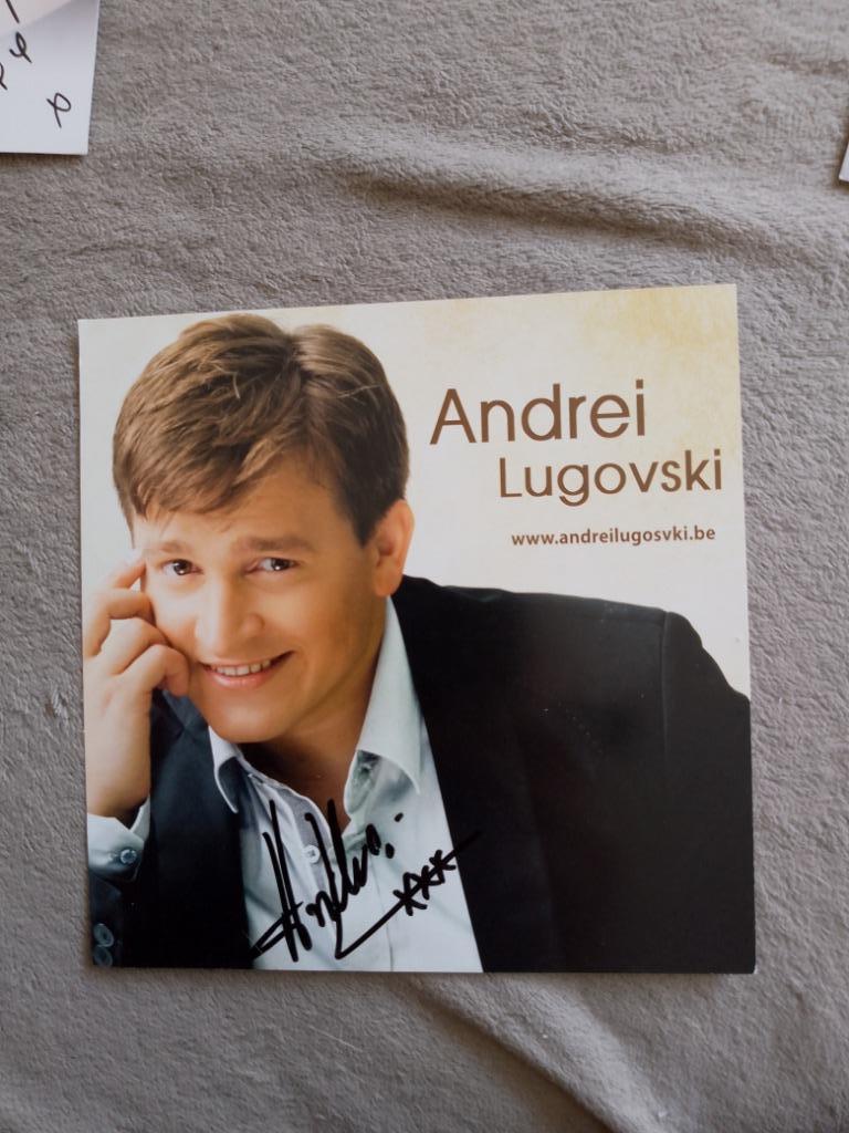 Fotokaart met handtekening Andrei lugovski, Ophalen of Verzenden