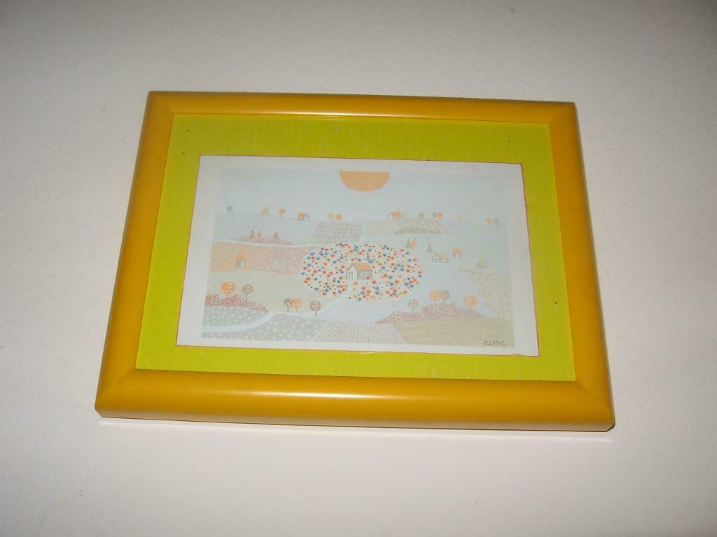 2 hard plastic zonnebloem gele fotolijsten. Dimensies, Nieuw, Ophalen of Verzenden, Minder dan 50 cm, Minder dan 50 cm