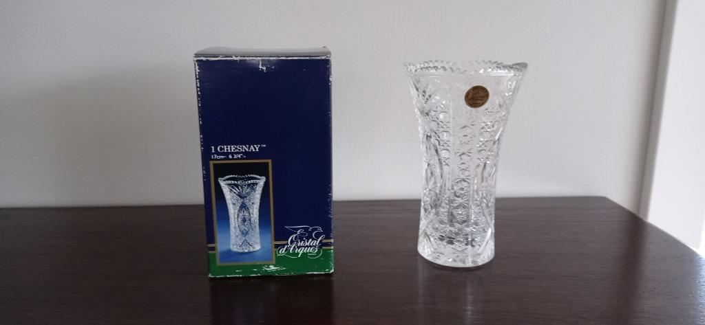 NIEUWE Cristal d'Arques Chesnay vaas/loodkristal 24% Pb, Huis en Inrichting, Woonaccessoires | Vazen, Nieuw, Ophalen of Verzenden