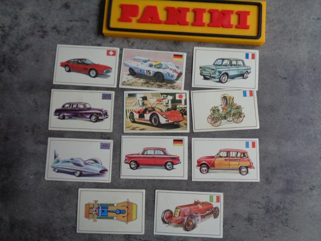 PANINI STICKERS   AUTOMOBILE  11X  *******************, Hobby en Vrije tijd, Stickers en Plaatjes, Ophalen of Verzenden