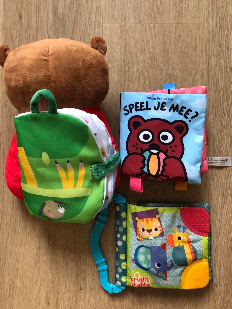 Babyspeelgoed motoriek. Met gratis autospiegel., Ophalen of Verzenden, Zo goed als nieuw, Rammelaar