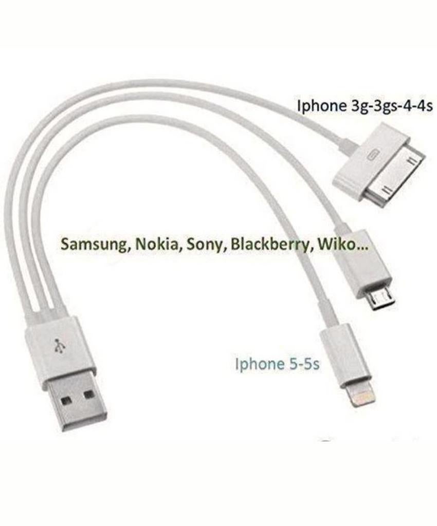 Adaptateur Chargeur USB ver USB/Apple Dock/Apple Lightning, Enlèvement ou Envoi, Neuf, Blackberry