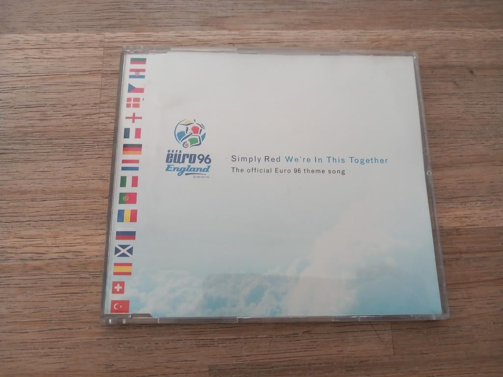 CD Single Euro 96 Championnat d'Europe de football Simply Re, Enlèvement ou Envoi, Comme neuf, Pop