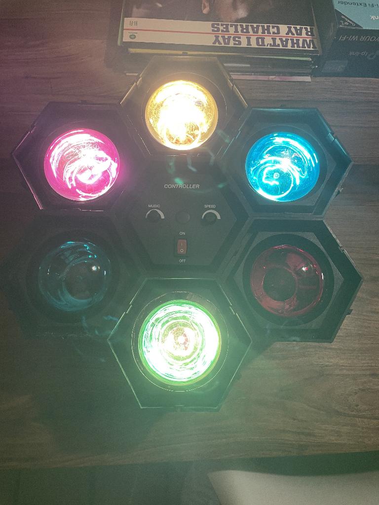 Jeu de lumières multicolore avec contrôleur, Musique & Instruments, Enlèvement, Lumières