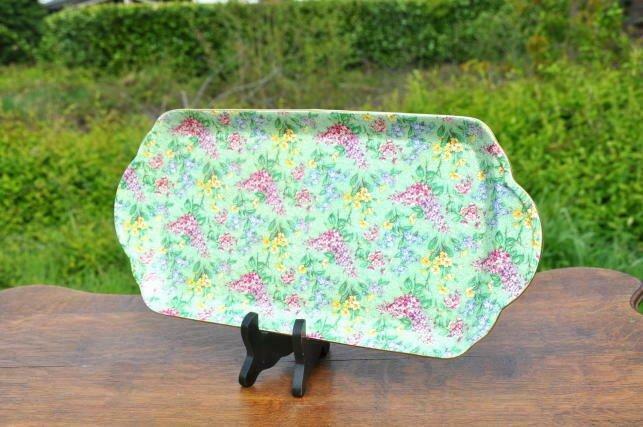 plat  pour cake fleuri origine anglaise, Ophalen