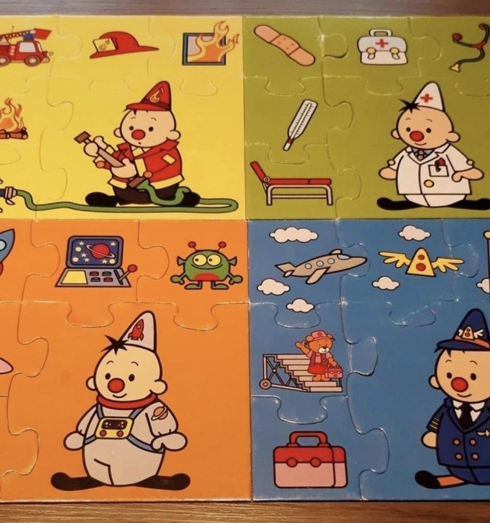 Bumba 4 beroepen puzzels van 6 stukken € 8, Enlèvement ou Envoi, Comme neuf
