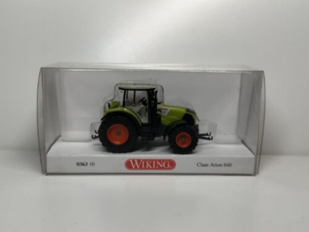 Tracteur Agricole CLAAS ARION 640 1/87 HO WIKING Neuf+Boite, Ophalen of Verzenden, Nieuw, Hijskraan, Tractor of Landbouw, Wiking