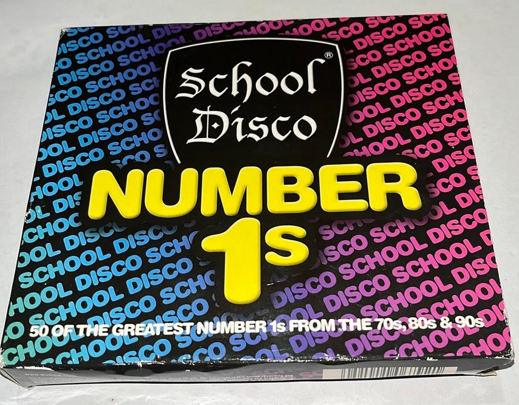 School Disco - Number 1s - 3CD Box, Enlèvement ou Envoi, Comme neuf, Disco
