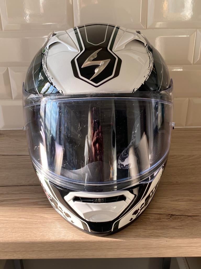 Sorpion exo-1200 air lilium motorhelm, als nieuw, Motoren, Ophalen, S, Integraalhelm, Kinderen