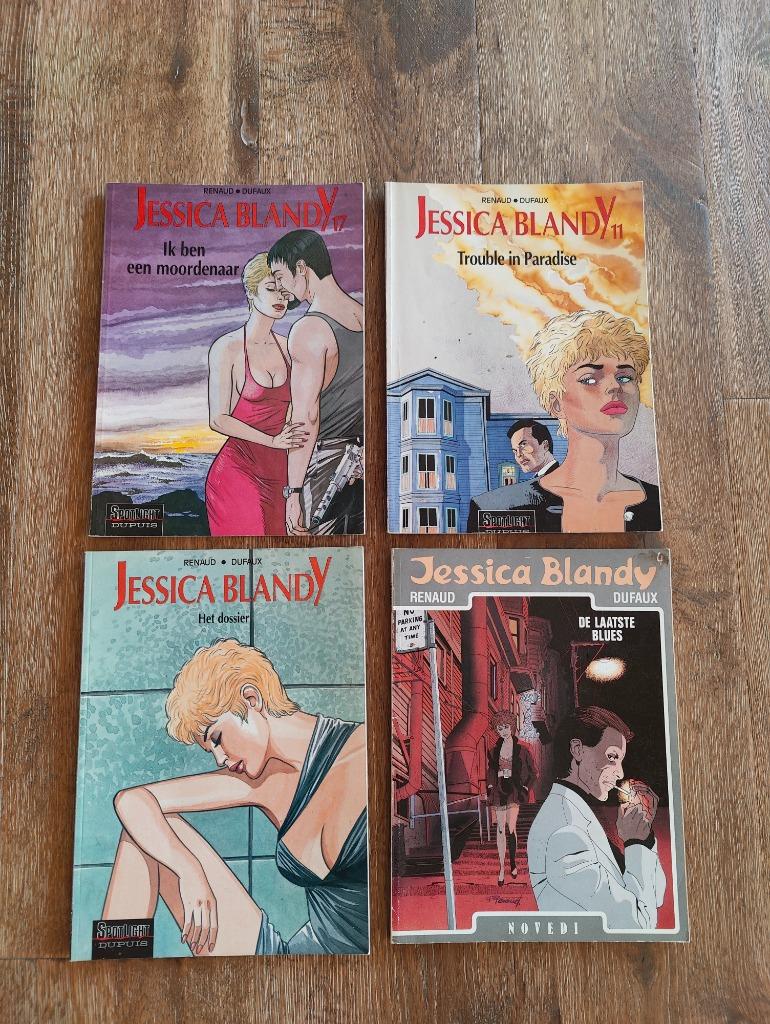 Lot 4 strips Jessica Blandy - Renaud & Dufaux, Boeken, Ophalen of Verzenden, Gelezen