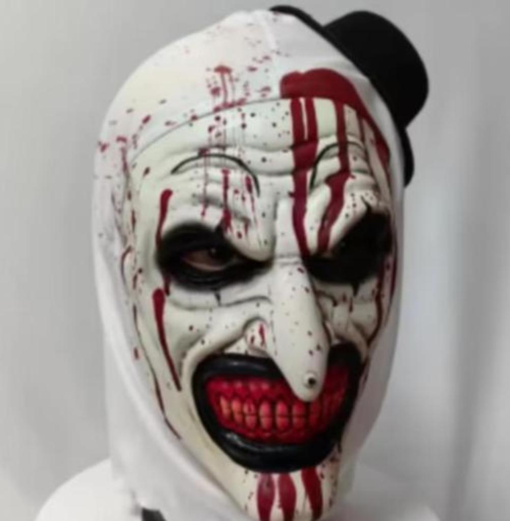 Masque intégral en latex Terrifier, Enlèvement ou Envoi, Neuf