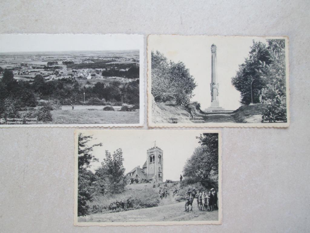 3 oude postkaarten van Kemmel, Verzamelen, Verzenden