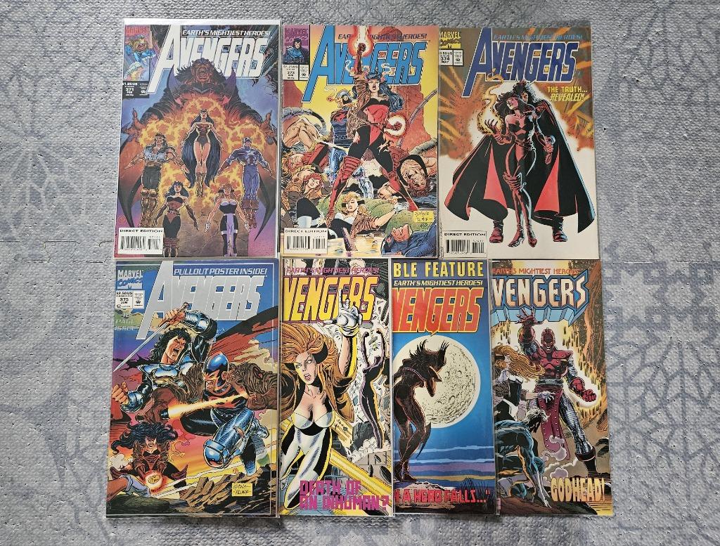 the Avengers (vol.1) #371, 373-376 & 379-380 (1994), Série complète ou Série, Enlèvement ou Envoi, Utilisé