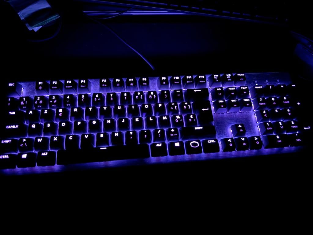 Cooler Master CK550 RGB mechanisch lineair ISO BE, Computers en Software, Cooler Master, Gaming toetsenbord, Azerty, Ophalen of Verzenden