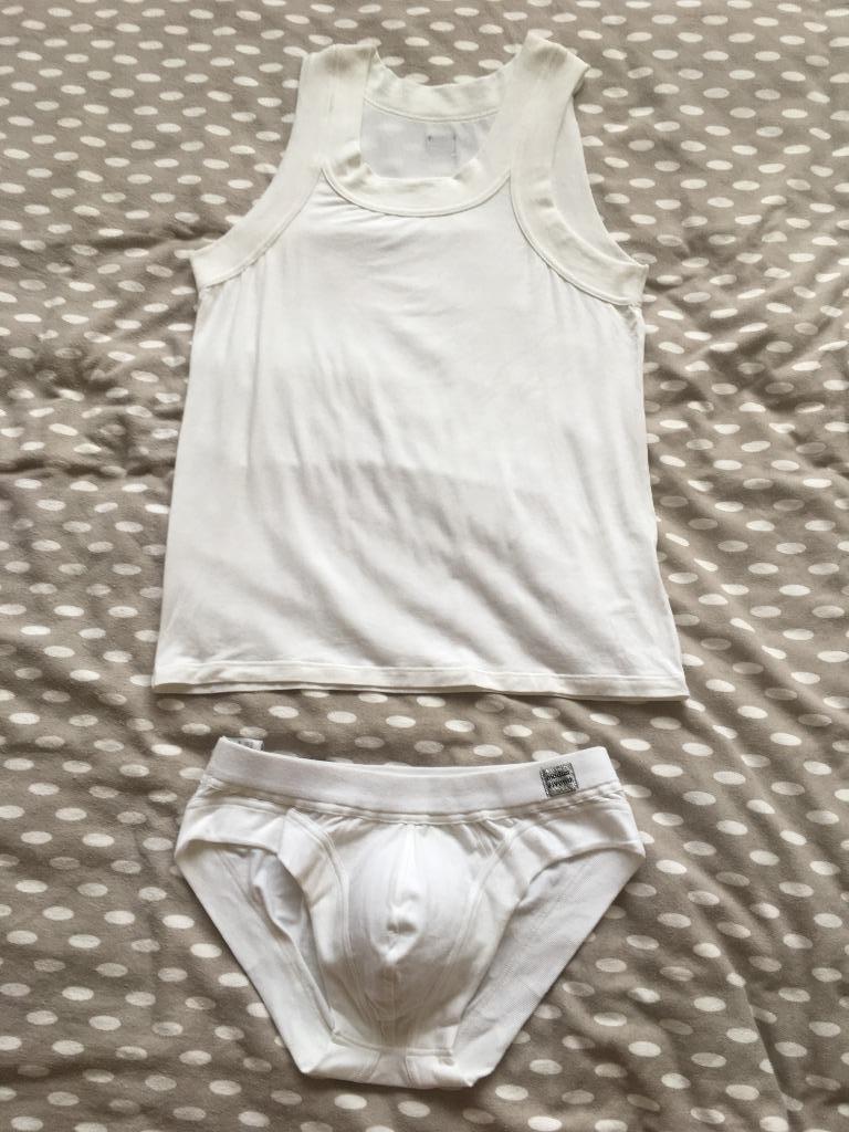 Slip et débadeur - Marque DE LUXE Modus Vivendi - Taille L, Vêtements | Hommes, Envoi, Blanc, Slip