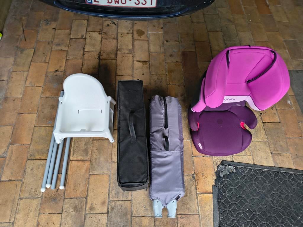 Ensemble chaise lit et siège auto bon état, Enlèvement ou Envoi