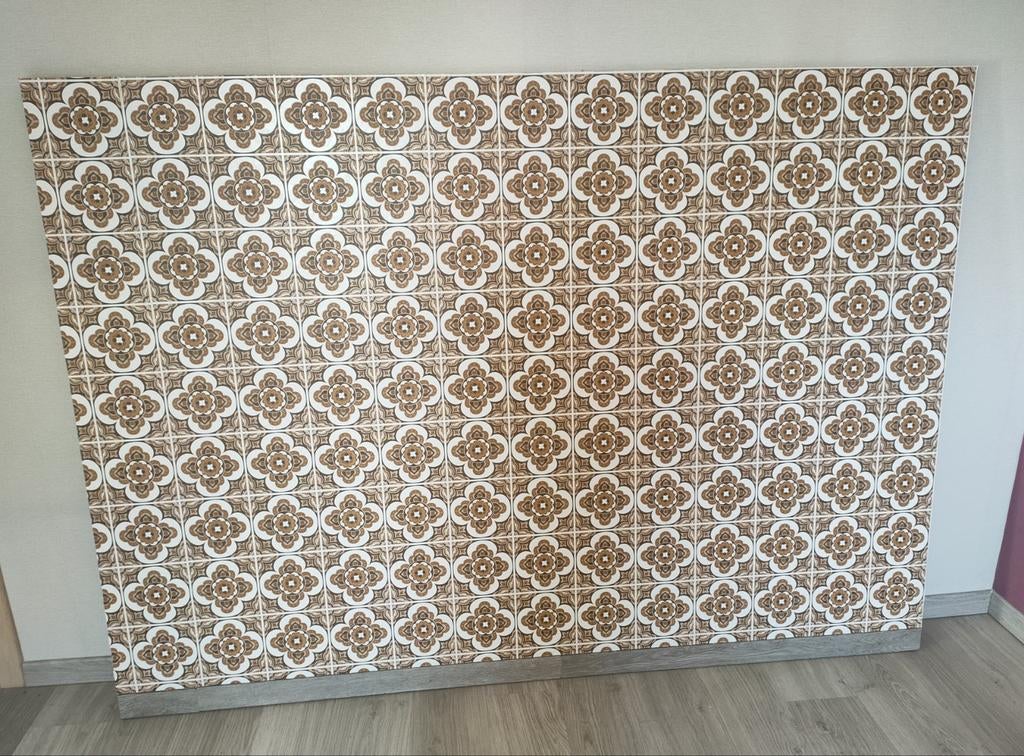 Mooie retro fotowand op MDF, Ophalen, Zo goed als nieuw