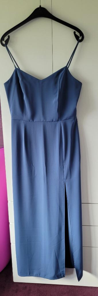 Robe cocktail bleue taille M, Neuf, Taille 38/40 (M), Robe de cocktail, Enlèvement
