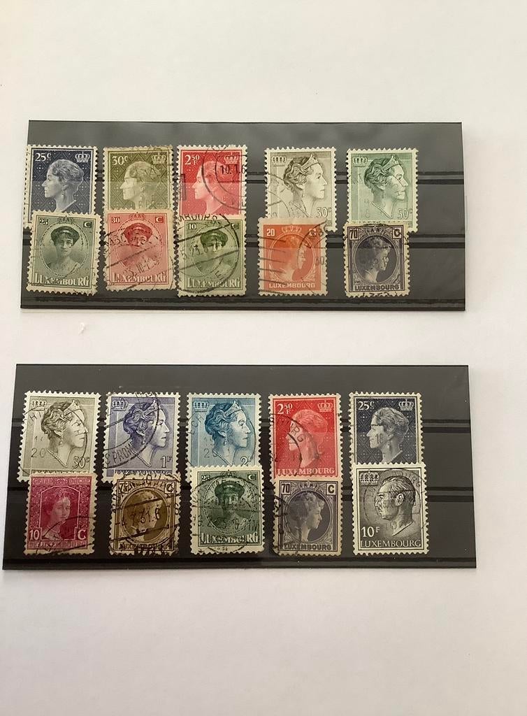 Timbres du Luxembourg, Enlèvement ou Envoi, Luxembourg