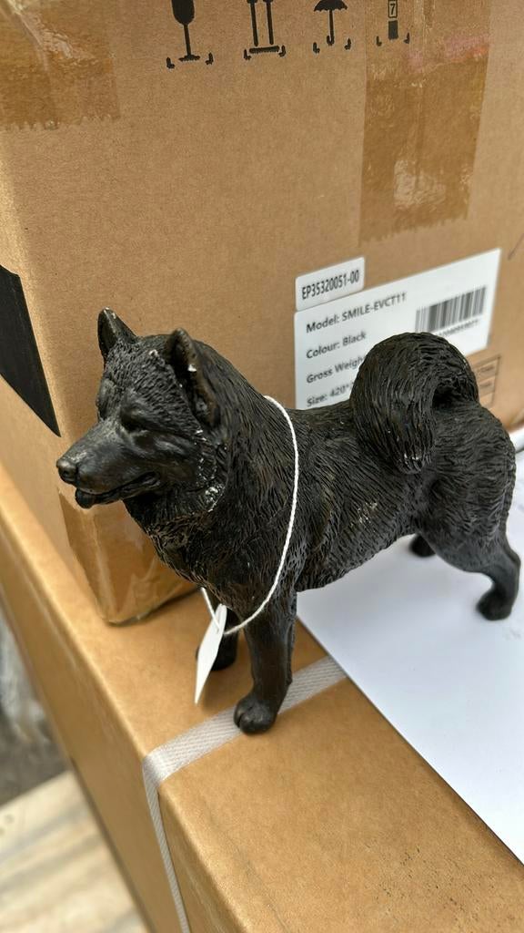 Zwarte hond, Collections, Collections Animaux, Enlèvement, Comme neuf, Chien ou Chat, Statue ou Figurine