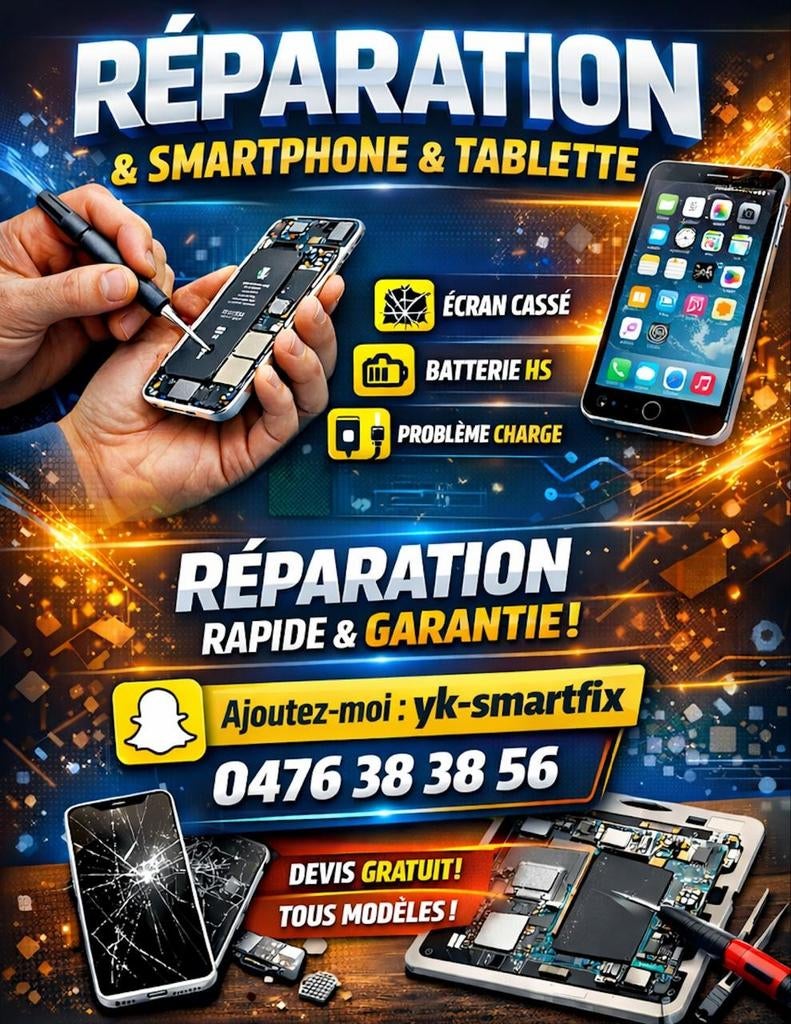 RÉPARATION SMARTPHONE/TABLETTE, Télécoms