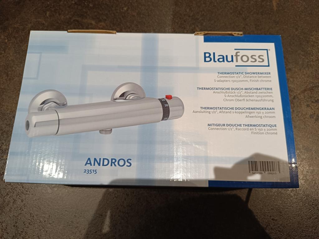 Mitigeur douche thermostatique, Ophalen of Verzenden, Nieuw, Chroom, Douche