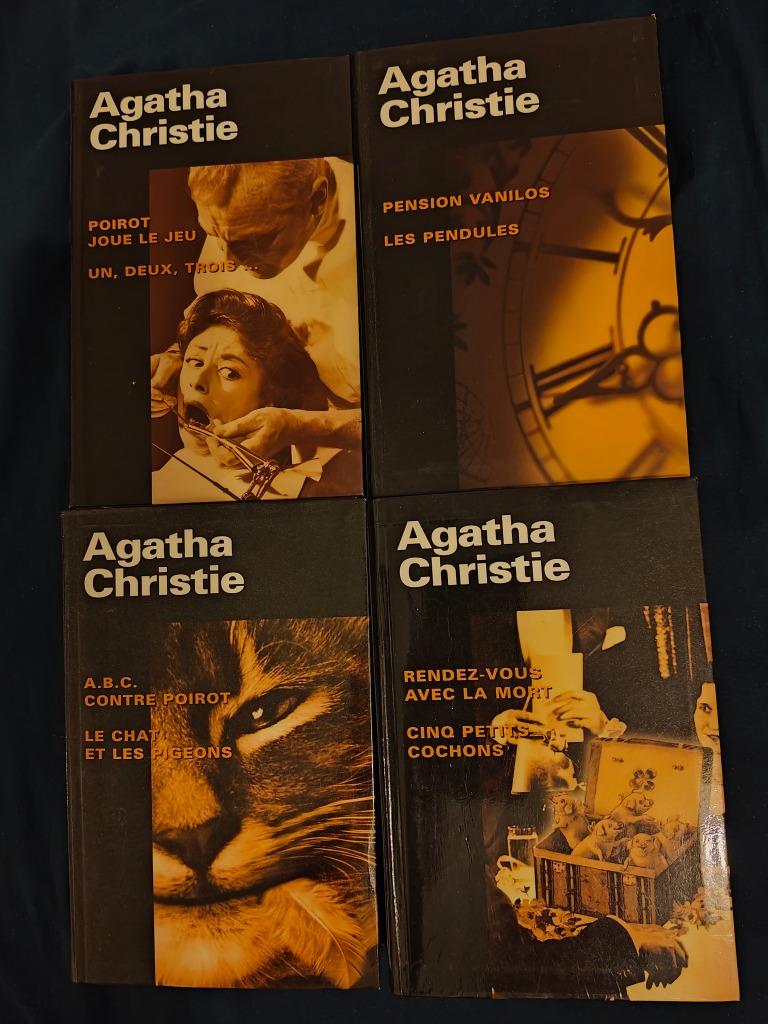 lot de 4 livres Agatha Christie, 8 histoires en bon état, Ophalen of Verzenden, Zo goed als nieuw, Amerika