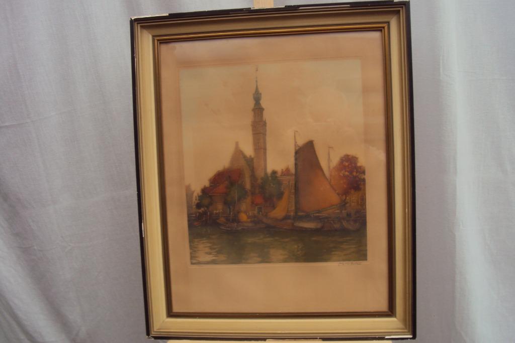 ets, Antiek en Kunst, Kunst | Etsen en Gravures, Ophalen