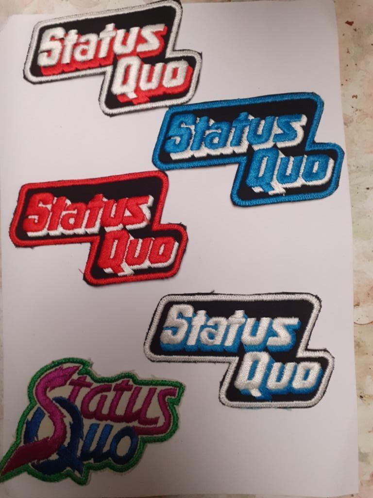 5 patches Status Quo, Verzamelen, Ophalen of Verzenden