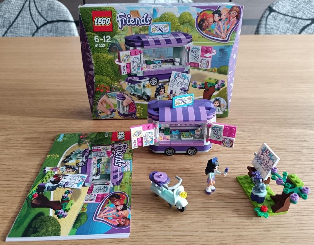 Lego Friends 41332/Emma's kunststandaard, Ophalen of Verzenden, Lego
