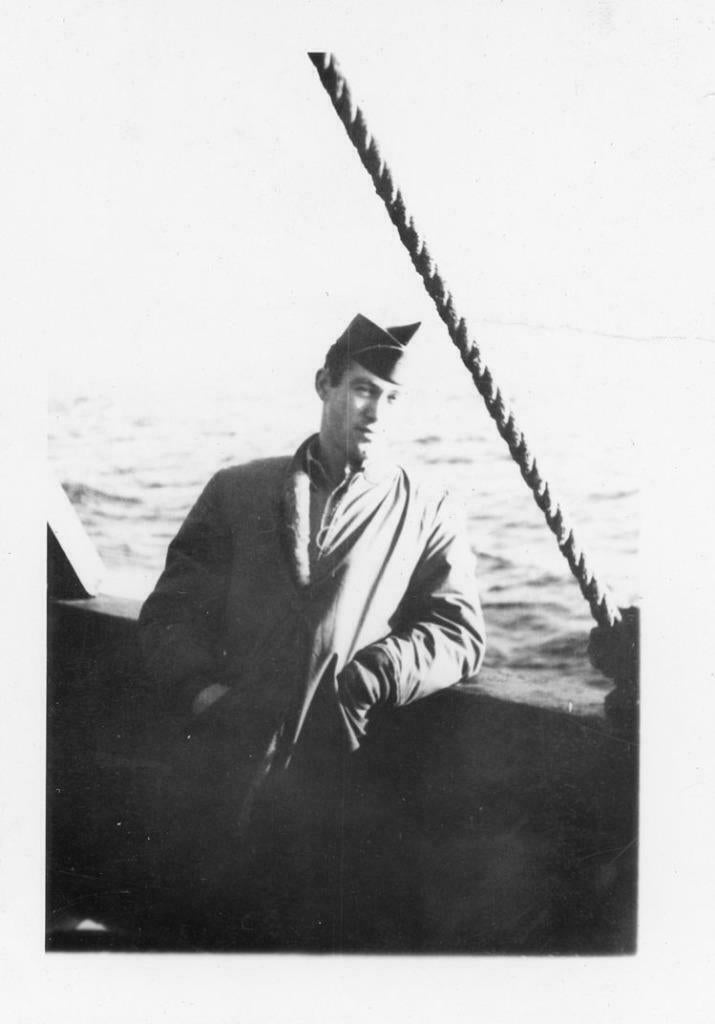 photo orig. - GI USAAF sur navire - WW2, Envoi, Armée de l'air, Photo ou Poster