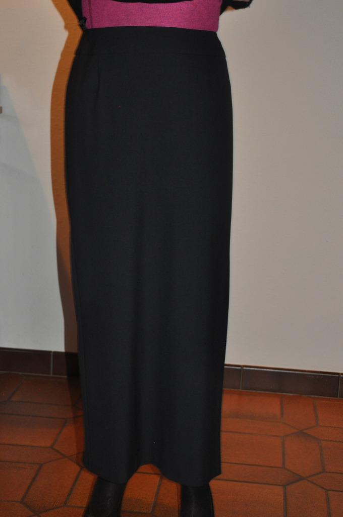 Lange zwarte feestrok met split - Canda - Maat 38, Taille 38/40 (M), Enlèvement ou Envoi, Comme neuf, Canda