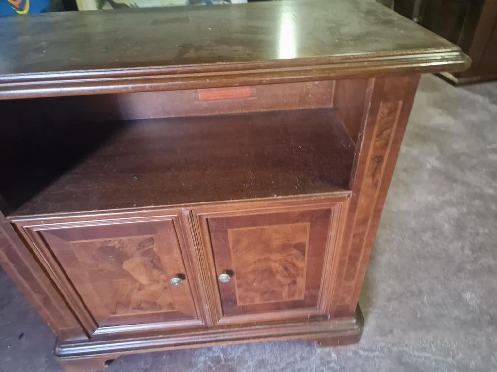 Tv meubel hout, Huis en Inrichting, Kasten |Televisiemeubels, Ophalen, Gebruikt