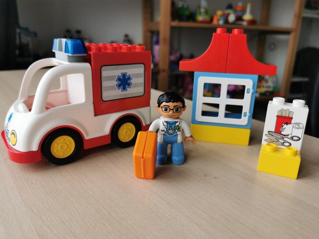 duplo 10527 - l'ambulance, Enlèvement ou Envoi, Utilisé, Ensemble complet, Duplo