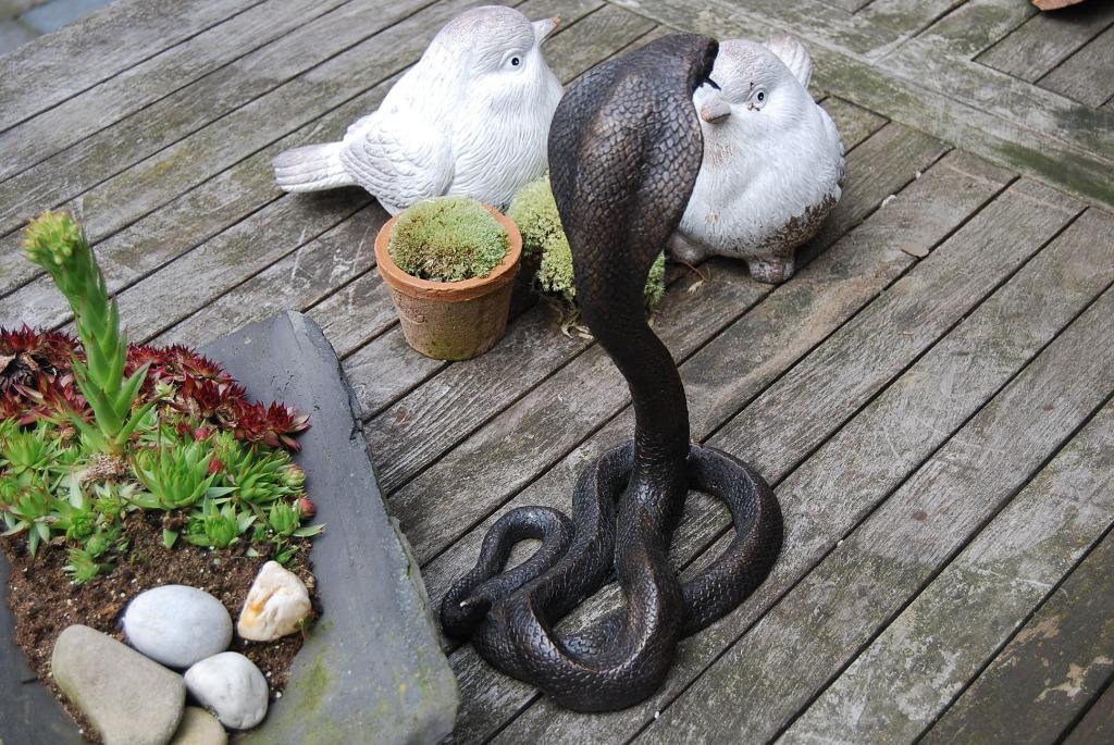 PRACHTIGE BRONZEN COBRA-SLANG, Antiek en Kunst, Ophalen of Verzenden, Brons