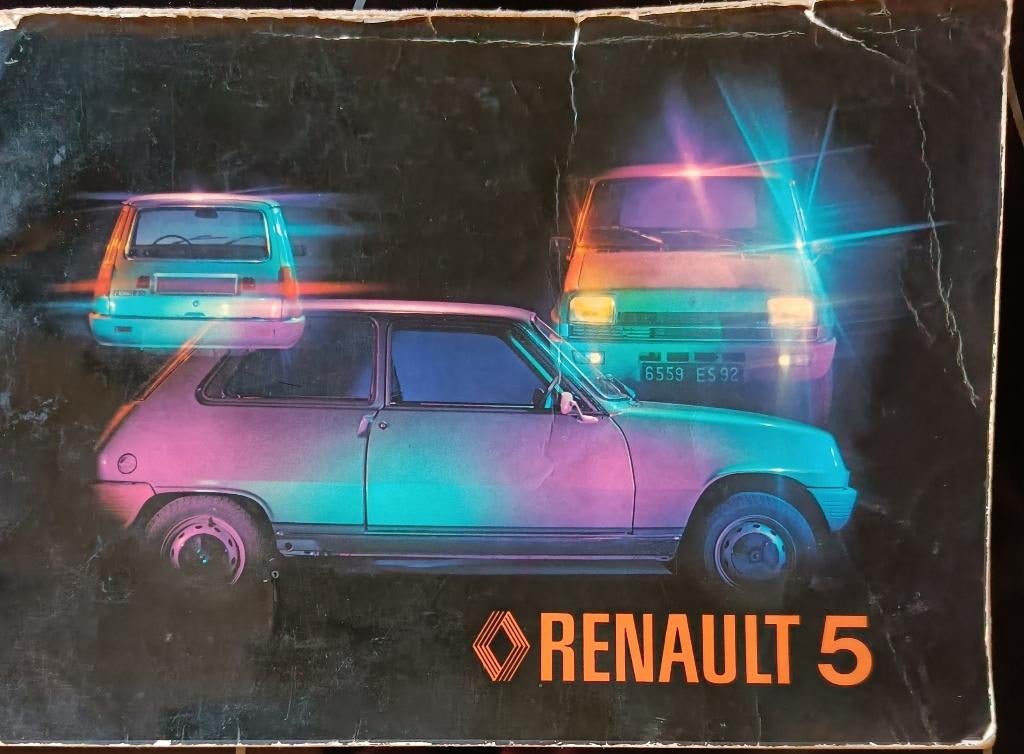 Instructieboekje Renault 5, Enlèvement