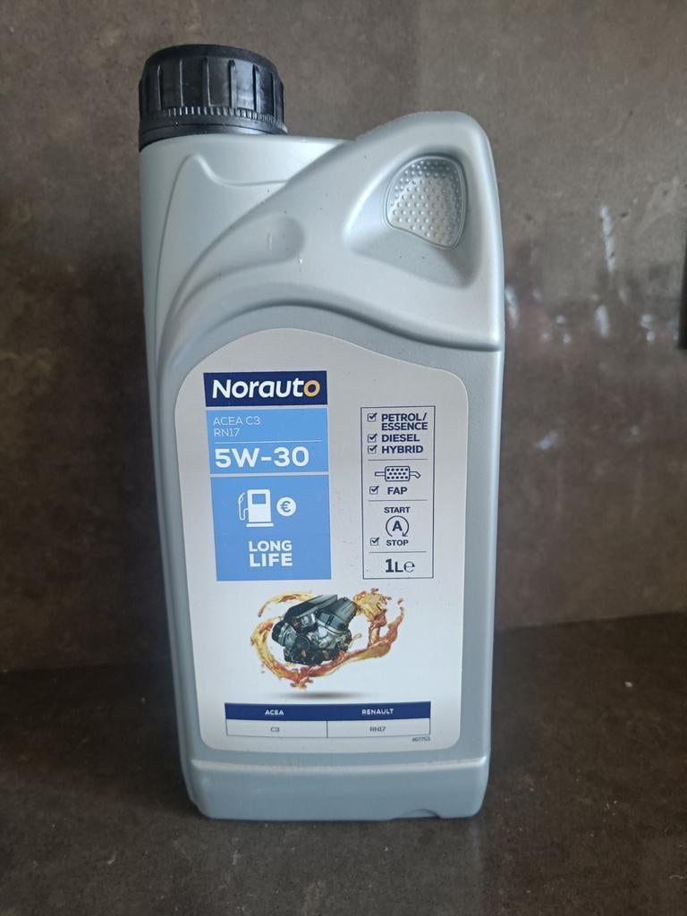 Motorolie Norauto 5w30, Ophalen