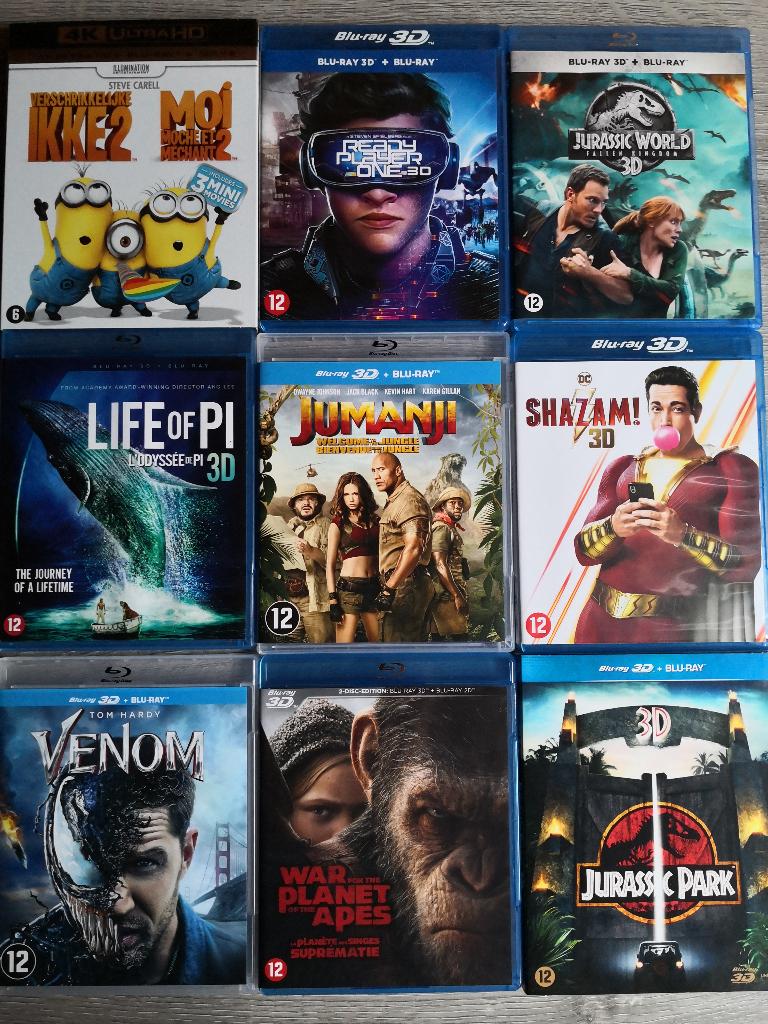 Blu-rays uit te kiezen (zonder de 3D of 4K disc), Ophalen of Verzenden