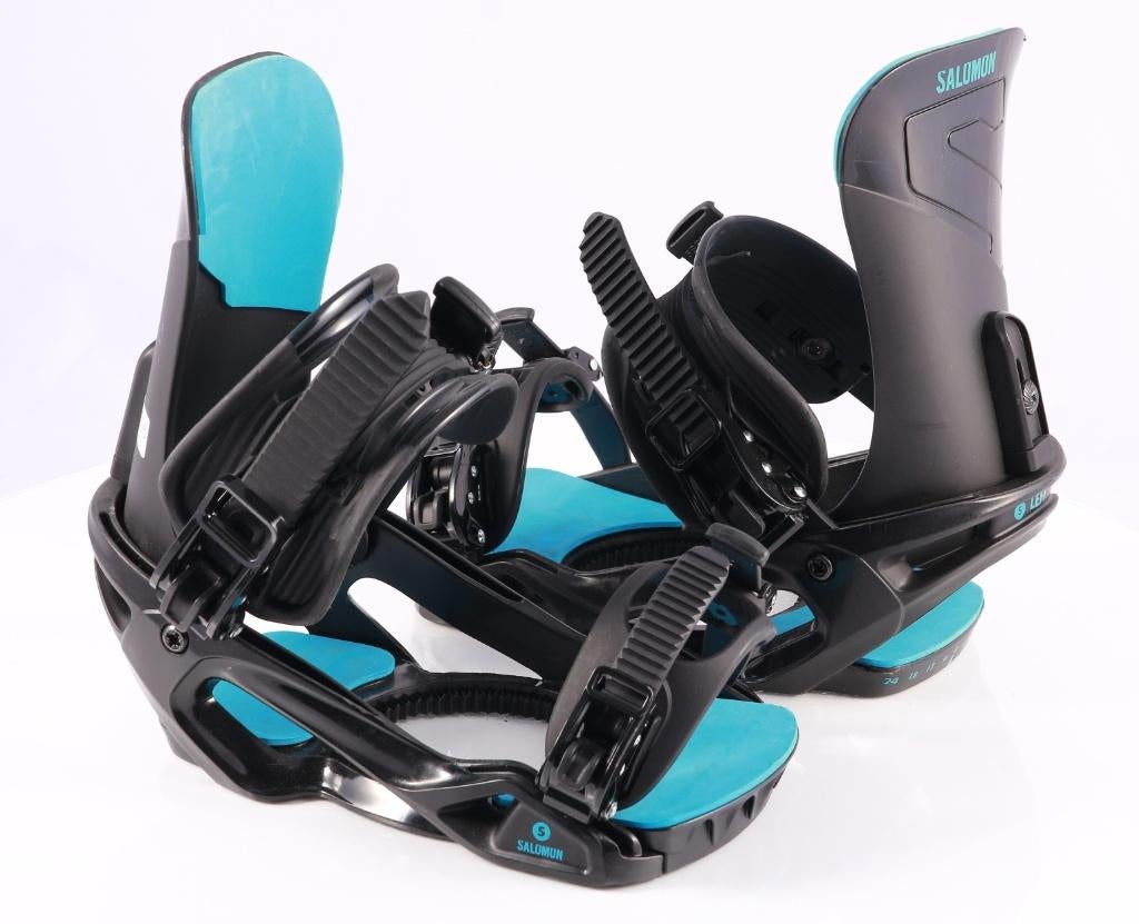 S snowboard bindingen SALOMON UNITE, black/blue, Sport en Fitness, Snowboarden, Ophalen of Verzenden, Gebruikt, Bindingen