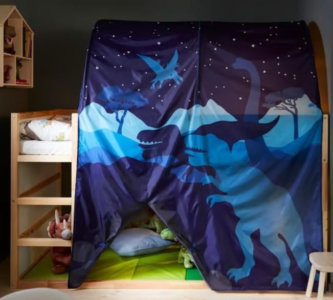 Kura keerbaar bed ikea, Ophalen, Zo goed als nieuw, Hoogslaper