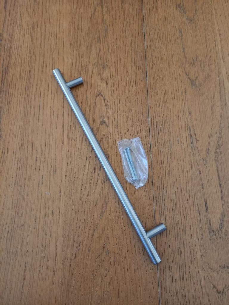 ZEVEN ROESTVRIJ STALEN HANDGREPEN (voor deur of lade) ALLE 7, Ophalen, Nieuw, Inox
