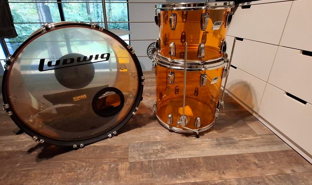 Ludwig vistalite set Amber "koopje", Ophalen, Zo goed als nieuw, Ludwig