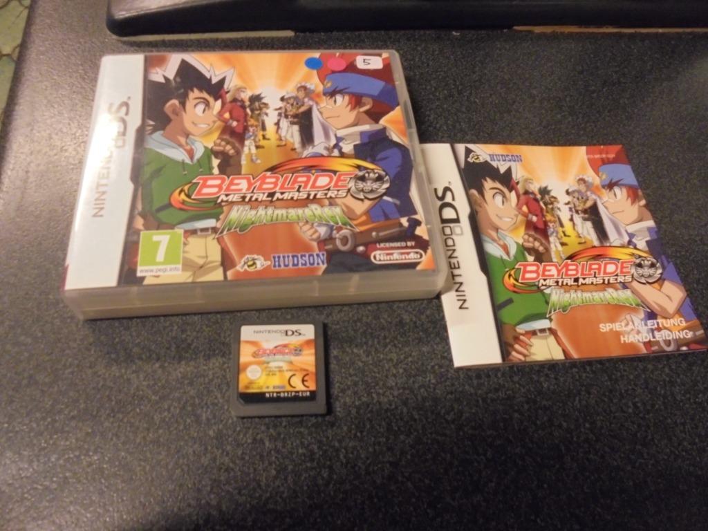Nintendo DS Beyblade Metal Masters Nightmarerex (CIB), Games en Spelcomputers, Games | Nintendo DS, Gebruikt, Vanaf 7 jaar, Verzenden