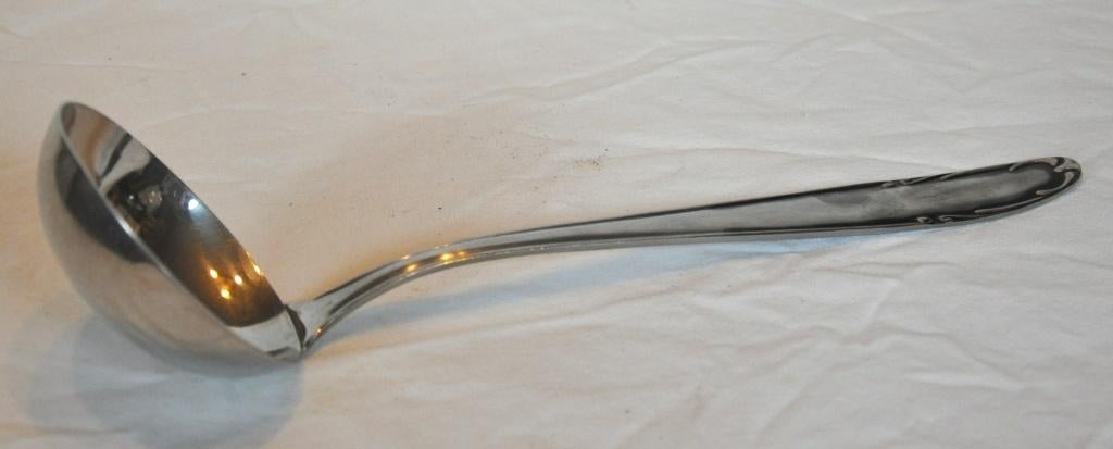 louche en metal inoxydable durandal, Maison & Meubles, Enlèvement ou Envoi, Comme neuf, Inox ou Chrome