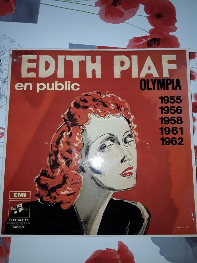 Disques 33 tours ,3 disques edith piaf enregistré en public, Ophalen of Verzenden, Gebruikt, Overige formaten