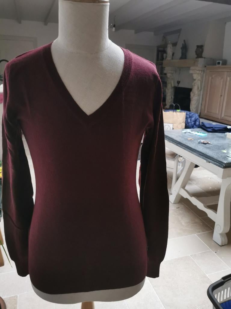 Mooi Bordeaux kleurig truitje van Maison Scotch, Kleding | Dames, Ophalen of Verzenden, Zo goed als nieuw